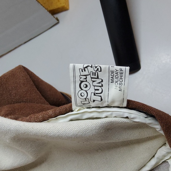 Vintage LOONEY TUNES 1993 duffel bag Tasmanian Devil - Picture 9 of 12